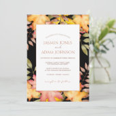 黒素朴秋紅葉結婚ズ 招待状 (スタンド正面)