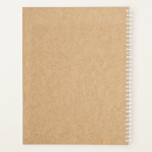 黒素朴鹿 | Kraft |ファミリ名 プランナー手帳 (裏面)