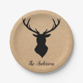 黒素朴鹿 | Kraft |ファミリ名 ペーパープレート (正面)