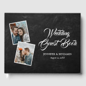 黒素朴黒板結婚写真集 ゲストブック (正面)