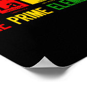 黒素要素ブラック履歴月期間 ポスター (角)