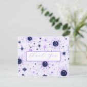 黒紫シナ結婚スサンキューカード サンキューカード (スタンド正面)