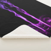 黒紫ドラゴンスモーク シェルパブランケット (3/4)