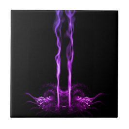 黒紫ドラゴンスモーク タイル