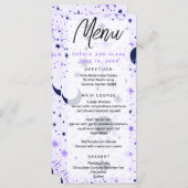 黒紫天月結婚星 メニュー (正面/裏面)