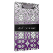 黒紫曼荼羅禅パーソナライズされた クリップボード (右)