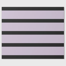 黒紫色の鉛筆のストライプ ラッピングペーパー