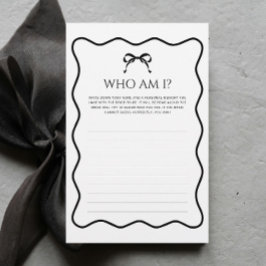 黒結び結びブライダルシャワー誰がゲーム