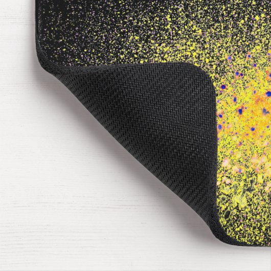 黒絵を描に抽象芸術をスプレー マウスパッド (コーナー)