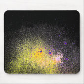 黒絵を描に抽象芸術をスプレー マウスパッド (正面)