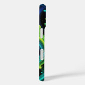 黒絵を描のネオンスプラッシュ Case-Mate iPhoneケース (裏面 / 右)