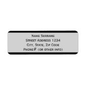 黒絵を描 ラベル (正面)