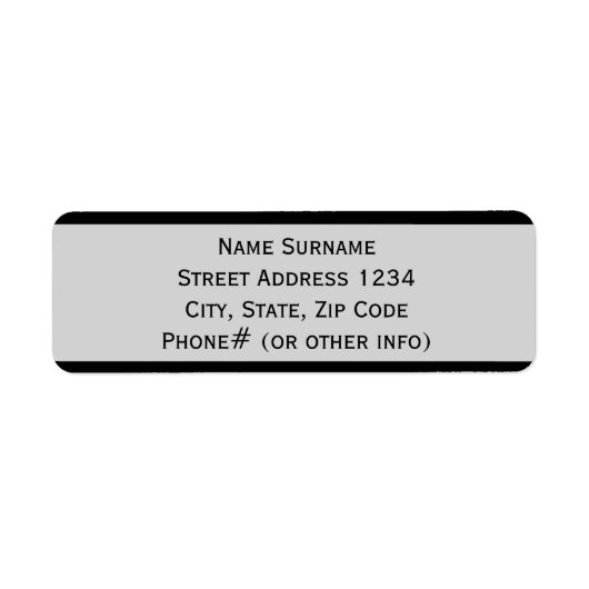 黒絵を描 ラベル (正面)