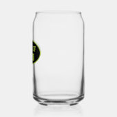 黒緑の学校の色のクラス年 ガラス缶 (左)