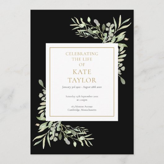 黒緑の葬儀メモリアル奉仕令 プログラム (正面)