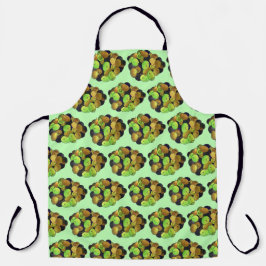 黒緑地中海の混合オリーブギリシャ料理 エプロン