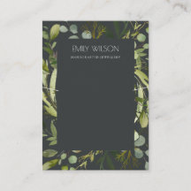 黒緑葉リース枠ネックレスディスプレイ