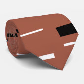 黒線と白線 ネクタイ (ロール)