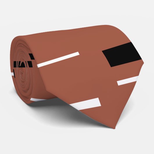 黒線と白線 ネクタイ (ロール)