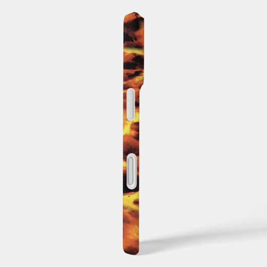 黒線ホワイトスクリプトあなたの名前Tortoiseshell Case-Mate iPhoneケース (裏面 / 右)