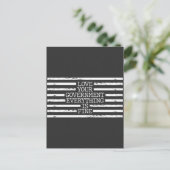 黒線修正陰謀理論政府 ポストカード (スタンド正面)