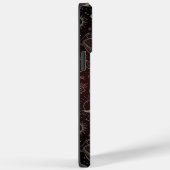 黒線芸術図解入りの、写真付きの星占い記号 Case-Mate iPhoneケース (裏面 / 右)