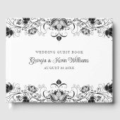 黒縁どフローラオン白 ゲストブック (正面)