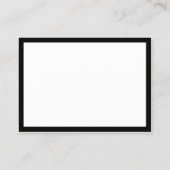 黒縁ど政論家名刺 名刺 (裏面)