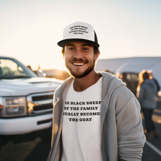 黒羊がヤギになる キャップ