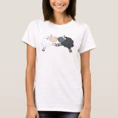 黒羊 白羊 Tシャツ (正面)