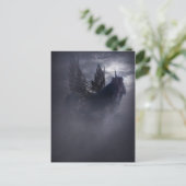 黒美しいはがき ポストカード (スタンド正面)