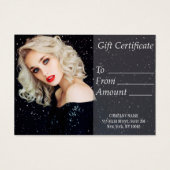 黒美人ギフト券 (正面)