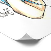 黒羽のサキュバス ポスター (角)