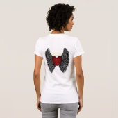 黒翼のハローハート Tシャツ (裏面フル)