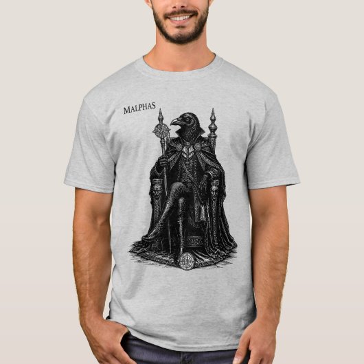 黒翼のマルファスの王冠 Tシャツ (正面)