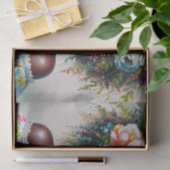 黒肌の女性の祈フローラポートレート 薄葉紙 (ギフト)