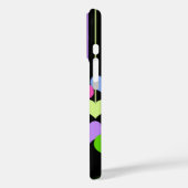 黒背景に揺れるハート Case-Mate iPhoneケース (裏面 / 左)