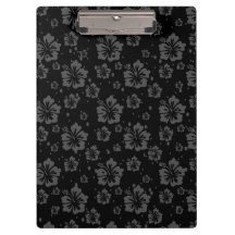 黒背景に黒い花のイラストレーション