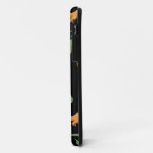 黒背景のかわいい恐竜 Case-Mate iPhoneケース (裏面/左)