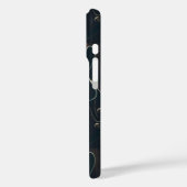 黒背景のエレクトリックギター Case-Mate iPhoneケース (裏面 / 左)