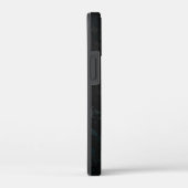 黒背景のゴールデンバードスカル Case-Mate iPhoneケース (裏面 / 右)