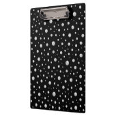 黒背景のパール柄 クリップボード (左)
