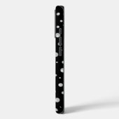 黒背景の真珠模様 Case-Mate iPhoneケース (裏面 / 左)