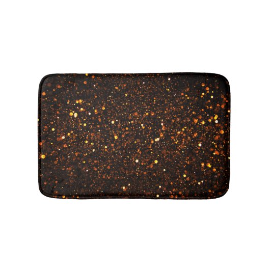 黒背景の美しい《写真》ぼけ味 バスマット (正面)