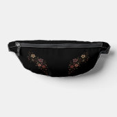 黒背景の花束 ファニーパック (レイダウン)