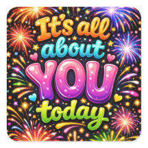 黒背景の誕生日ネオンファイヤーワークス