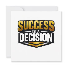 黒背景のSuccess Gold Typography