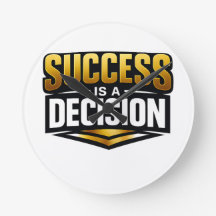黒背景のSuccess Gold Typography