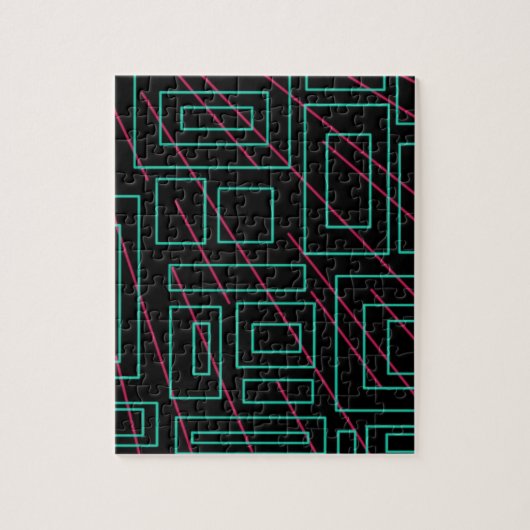 黒背景デザイン ジグソーパズル (縦)