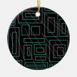 黒背景デザイン セラミックオーナメント